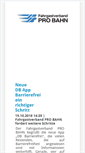 Mobile Screenshot of probahn-nrw.de