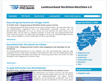 Tablet Screenshot of probahn-nrw.de